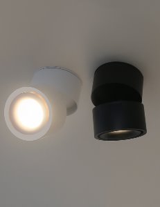 LED 루시 COB 직부등 12W(벽등겸용)/램프일체형 각도조절