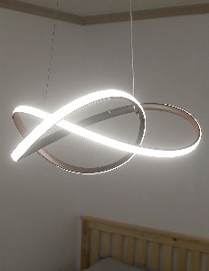 LED 웨이브 펜던트(커피) 40W / 주백색