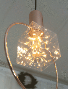 LED 큐브 눈꽃램프
